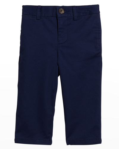 Shop Ralph Lauren Boy's Suffield Chino Pants In Aviator Navy