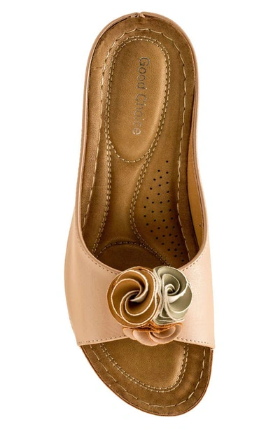 Shop Gc Shoes Sydney Wedge Sandal In Blush