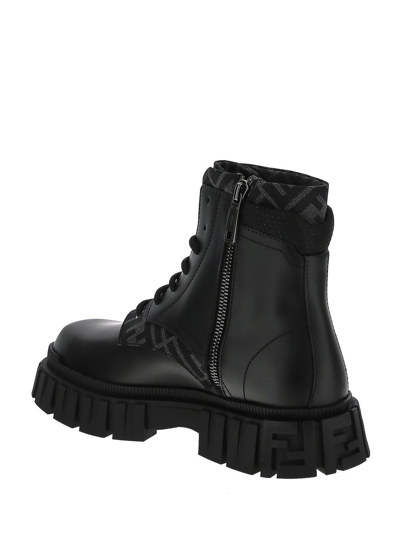 Shop Fendi Shoes Boots Man In Black