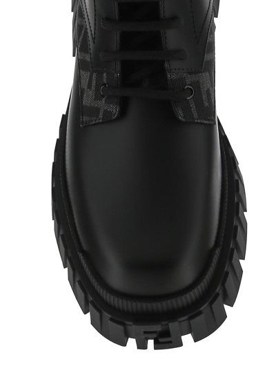 Shop Fendi Shoes Boots Man In Black