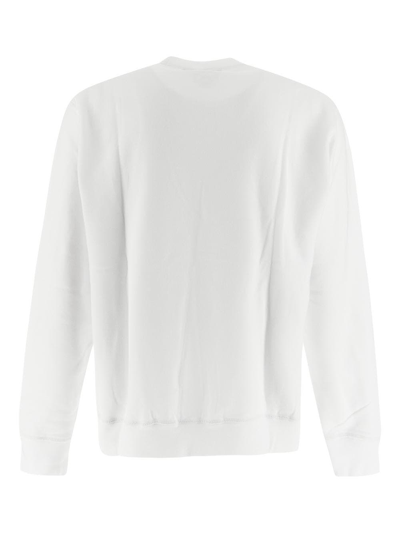 Shop Dsquared2 Logo Print Sweatshirt In White