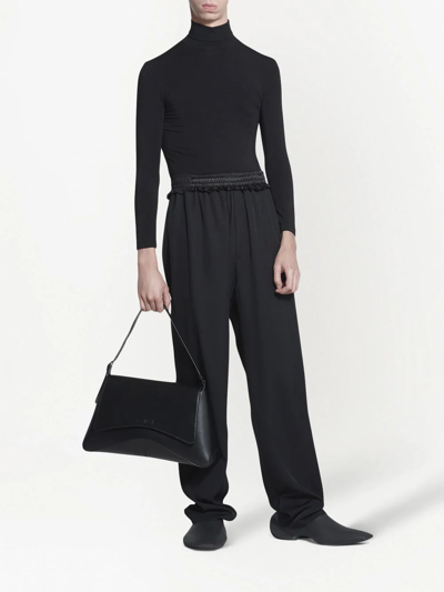 Shop Balenciaga Tailored Track Trousers In Black