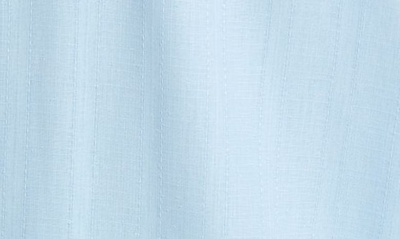 Shop Tommy Bahama Bali Border Floral Jacquard Short Sleeve Silk Button-up Shirt In Aqua Ice