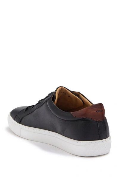 Shop To Boot New York Devin Leather Sneaker In Black/tan