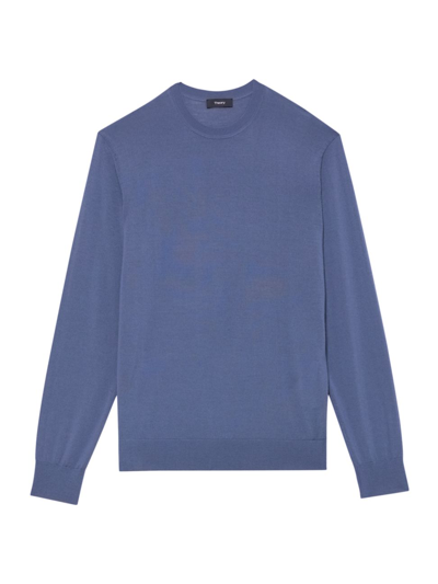 Shop Theory Men's Wool Pullover Sweater In Bering