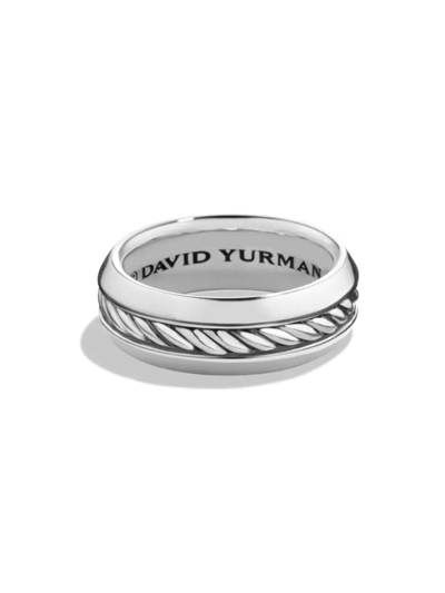 Shop David Yurman Men's Sterling Silver Cable Band Ring