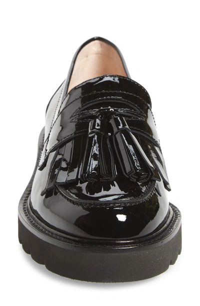 Shop Stuart Weitzman Mila Lift Loafer In Black