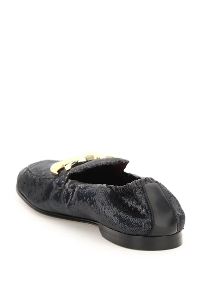 Shop Dolce & Gabbana Ariosoto Loafers In Black
