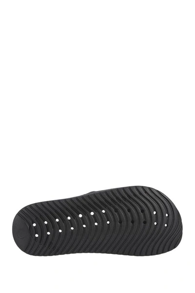 Shop Nike Kawa Shower Slides In 001 Black/white