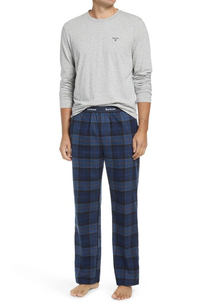 Shop Barbour Doug Pajamas In Midnight Tartan