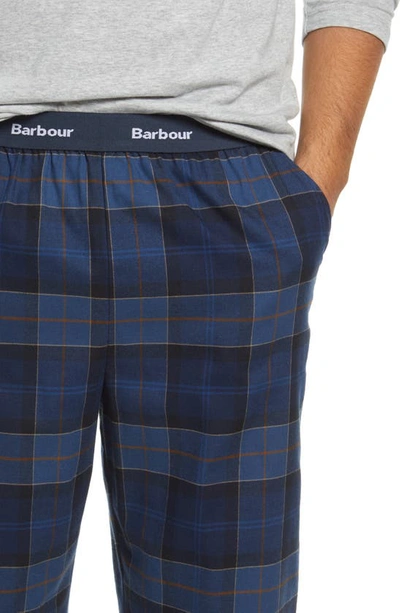 Shop Barbour Doug Pajamas In Midnight Tartan