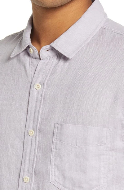 Shop Rails Wyatt Relaxed Fit Solid Button-up Shirt In Lavender