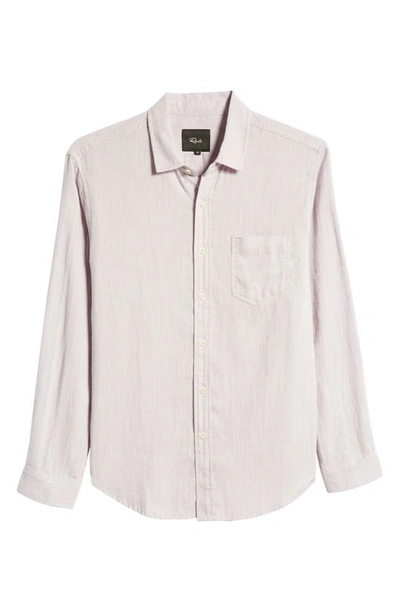 Shop Rails Wyatt Relaxed Fit Solid Button-up Shirt In Lavender