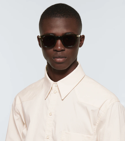 Cartier Tortoiseshell Aviator Sunglasses In Havana-havana-red