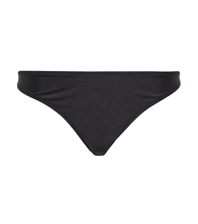 Shop Tropic Of C Curve Bikini Bottoms In Black Shine