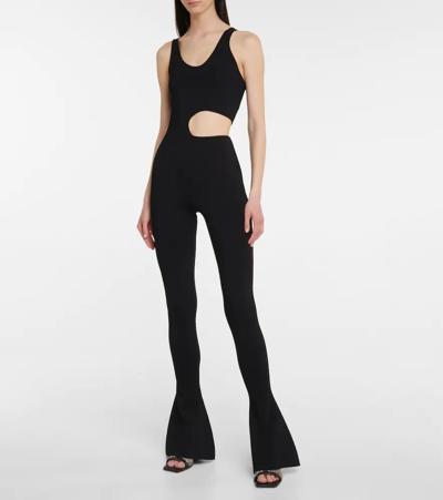 Shop Stella Mccartney Cutout Jumpsuit In Black