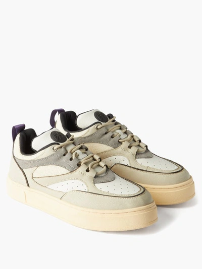 Eytys Sidney Concrete Suede And Leather Trainers | ModeSens