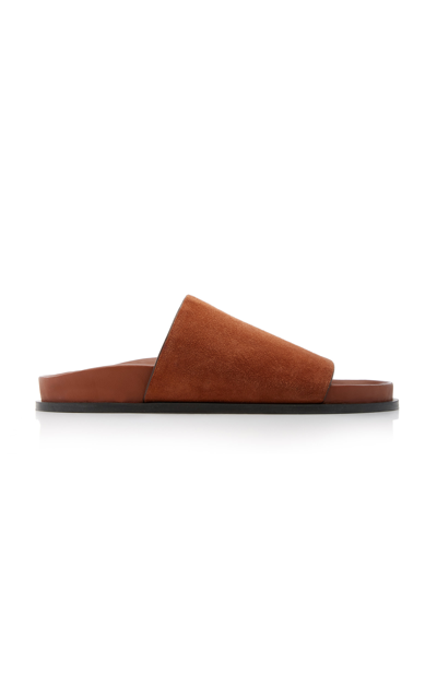 Shop A.emery Women's Luca Suede Sandals In Brown