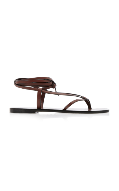Shop A.emery Women's Nolan Leather Sandals In Brown