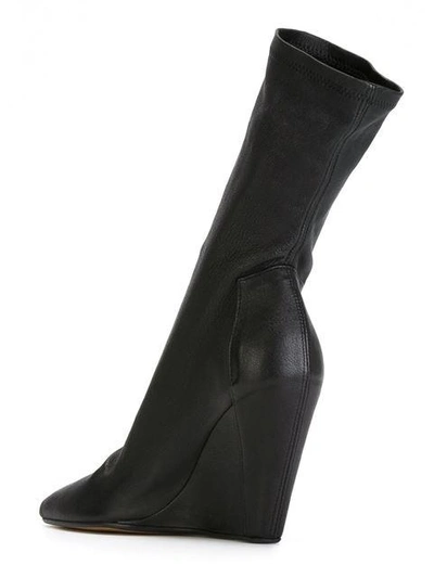 Shop Rick Owens Wedge Booties