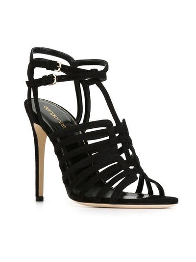 Shop Sergio Rossi Strappy Stiletto Sandals