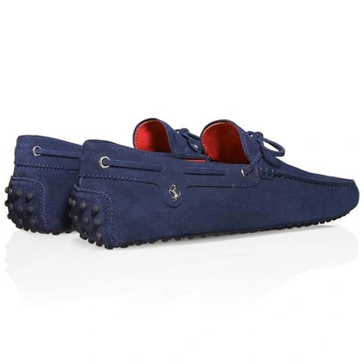 Shop Tod's For Ferrari Gommino Driving Shoes In Suede