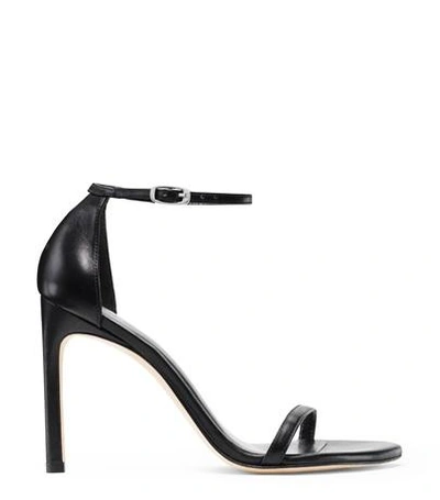 Shop Stuart Weitzman Nudistsong In Black Calf Leather