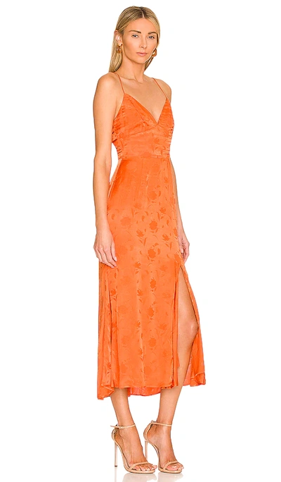 Shop Sau Lee Francessca Dress In Orange