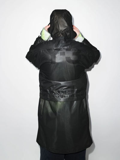 Y-3 Terrex Sheer Adjustable-fit Parka In Schwarz