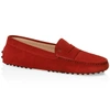 TOD'S Gommino Driving Shoes in Suede,XXW00G00010RE0R013