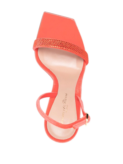 Shop Gianvito Rossi Britney 105mm Sandals In Orange