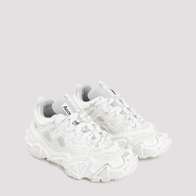Shop Acne Studios Mesh Sneakers Shoes In White