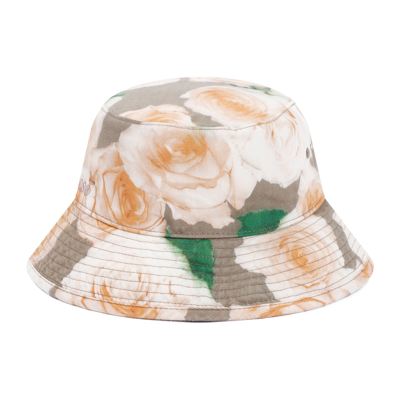 Shop Acne Studios Cotton Bucket Hat In Multicolour