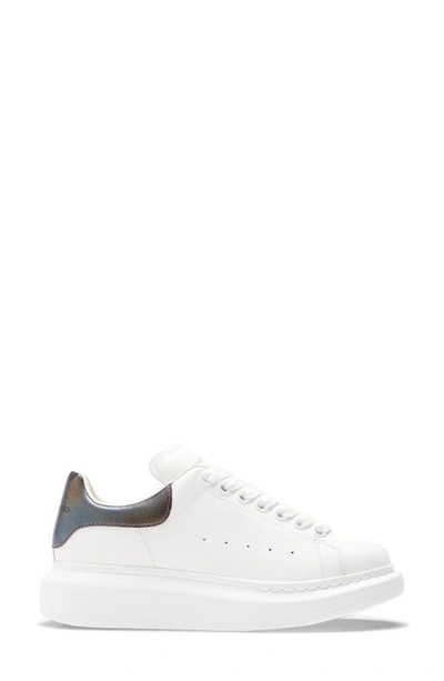 Shop Alexander Mcqueen Platform Sneaker In White/ Amethyst