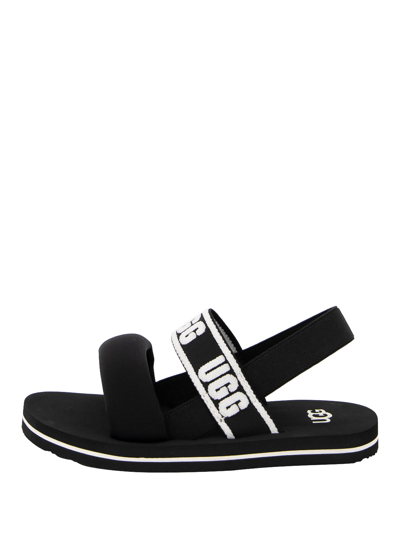 Shop Ugg Kids Sandals In Black