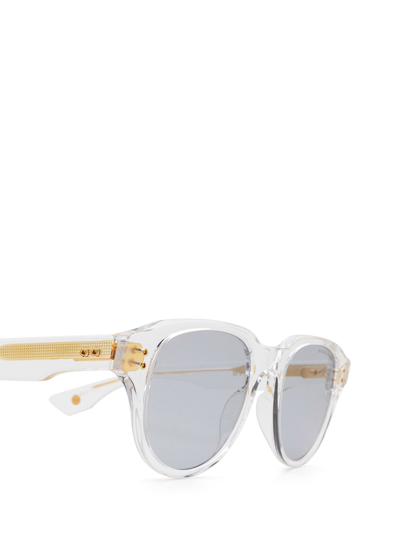 Shop Dita Sunglasses In Crystal Gold