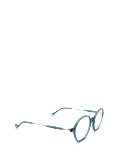 Shop Eyepetizer Eyeglasses In Transparent Blue