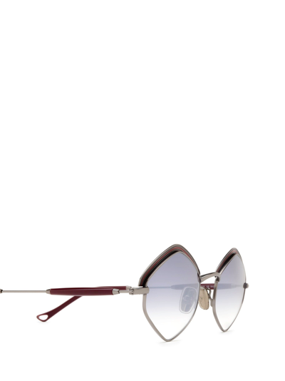 Shop Eyepetizer Sunglasses In Bordeaux And Gun