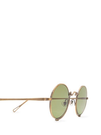 Shop Matsuda Sunglasses In Antique Gold