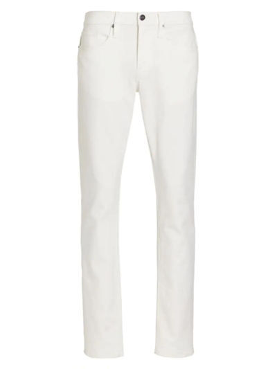 Shop Frame Men's L'homme Slim-fit Jeans In Whisper White