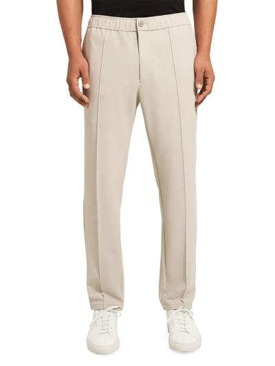 Theory Men's Curtis Precision Ponte Drawstring Pants In Putty | ModeSens