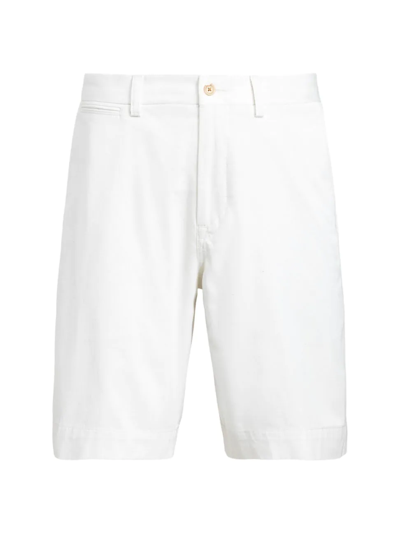 Shop Polo Ralph Lauren Men's Classic-fit Stretch Military Shorts In White