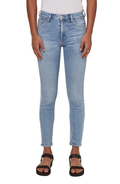 Shop Citizens Of Humanity Rocket Mid Rise Ankle Skinny Jeans In Paradiso