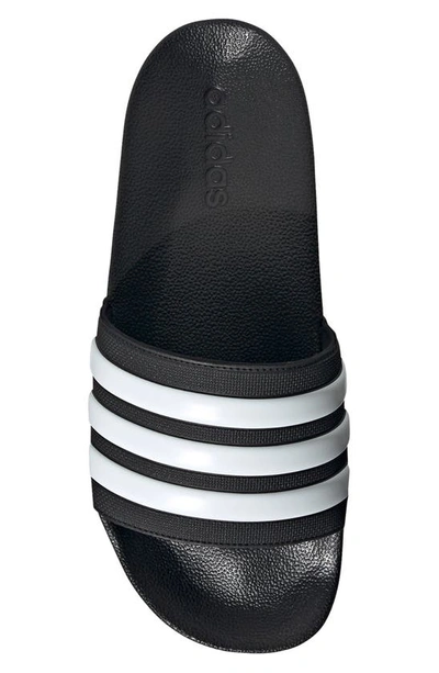 Shop Adidas Originals Gender Inclusive Adilette Shower Slide Sandal In Core Black/ftwr White