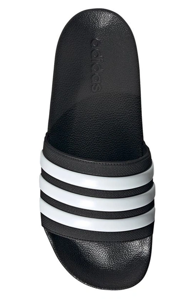 Adidas Originals Adidas Gender Inclusive Adilette Shower Slide Sandal In Core Black/ftwr White