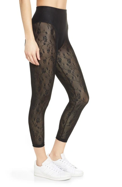 Shop Adam Selman Sport French Cut Leggings In Black