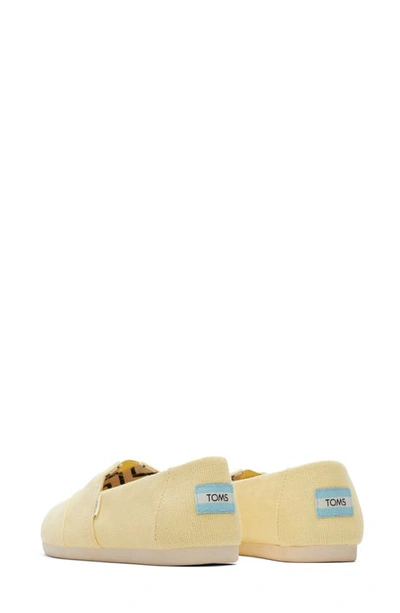 Toms Alpargata Slip-on In Yellow