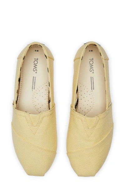 Shop Toms Alpargata Slip-on In Yellow