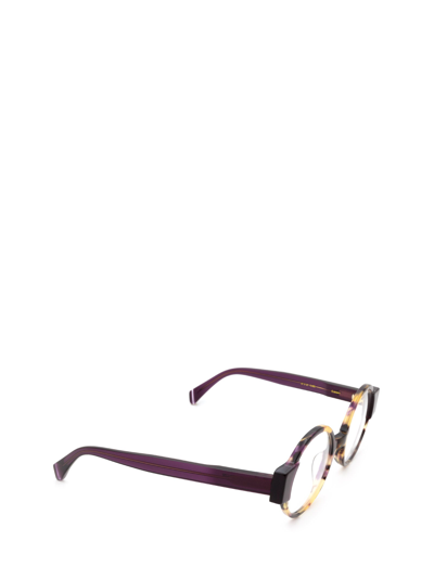 Shop Kaleos Eyeglasses In Purple Havana &amp; Purple