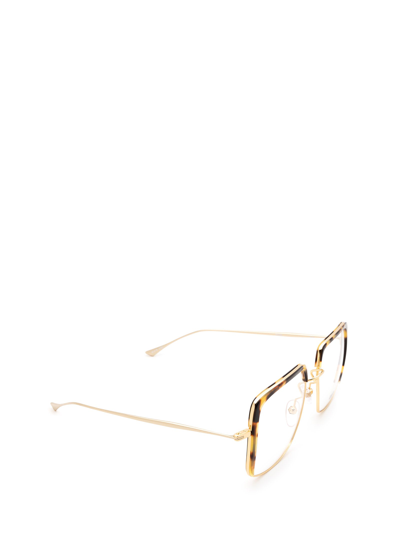 Shop Kaleos Eyeglasses In Gold &amp; Dark Havana